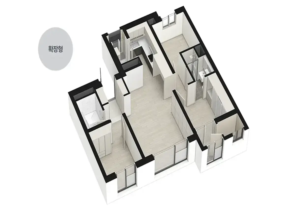 59타입의 평면도